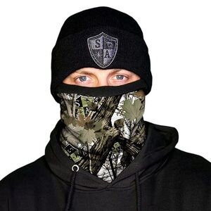 SA Company Set of 2 Fleece Winter Face Shield Neck Gaiter